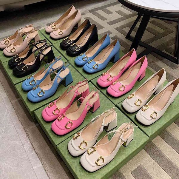 g family horse clasp thick heel shoes 2021 early spring new square head mary jane back empty sandals, Black
g family horse clasp thick heel shoes 2021 early spring new square head mary jane back empty sandals, Black