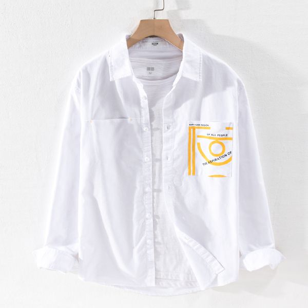 2021 new style white oxford pure cotton shirts brand fashion for men casual comfortable shirt mens overhemd chemise q7ka, White;black
2021 new style white oxford pure cotton shirts brand fashion for men casual comfortable shirt mens overhemd chemise q7ka, White;black