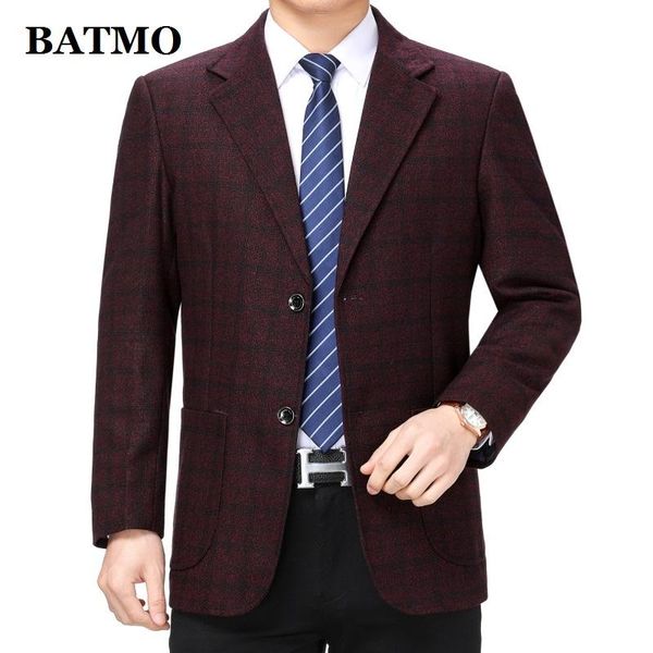 men's suits & blazers batmo 2021 arrival smart casual plaid blazer men,men's suits,men's jackets plus-size 202115, White;black
men's suits & blazers batmo 2021 arrival smart casual plaid blazer men,men's suits,men's jackets plus-size 202115, White;black