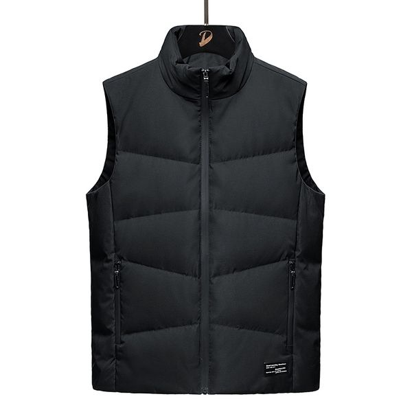 down vest tide brand 2021 winter new men's and women's lovers warm, sleeveless stand collar waistcoat, Black
down vest tide brand 2021 winter new men's and women's lovers warm, sleeveless stand collar waistcoat, Black