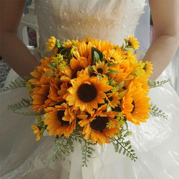 decorative flowers & wreaths artificial bridal wedding bouquet romantic handmade holding flower for party home decoration (sunflower
decorative flowers & wreaths artificial bridal wedding bouquet romantic handmade holding flower for party home decoration (sunflower