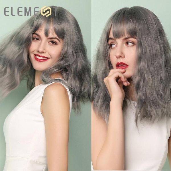 synthetic wigs long ash grey loose wave ombre hair with bangs for black or white women curly cosplay party lolita wig
synthetic wigs long ash grey loose wave ombre hair with bangs for black or white women curly cosplay party lolita wig