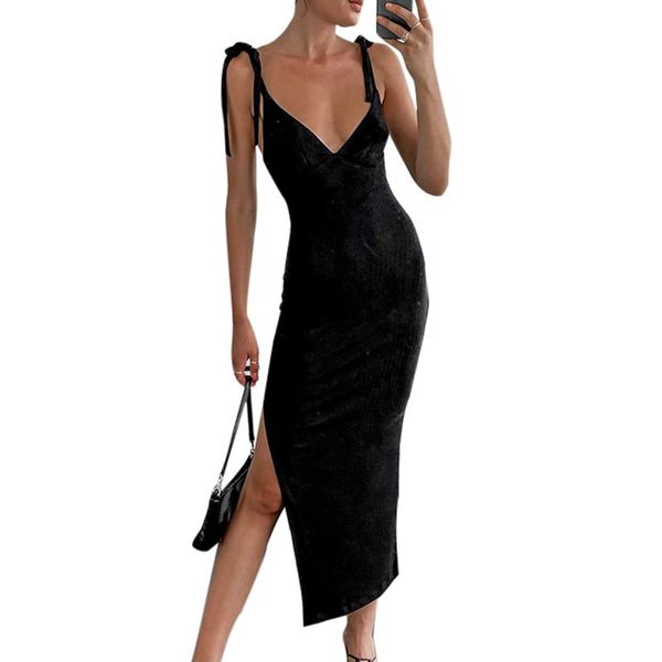 casual dresses women split dress sleeveless v neck wrapped drawstrings elastic street party summer midi, Black;gray
casual dresses women split dress sleeveless v neck wrapped drawstrings elastic street party summer midi, Black;gray