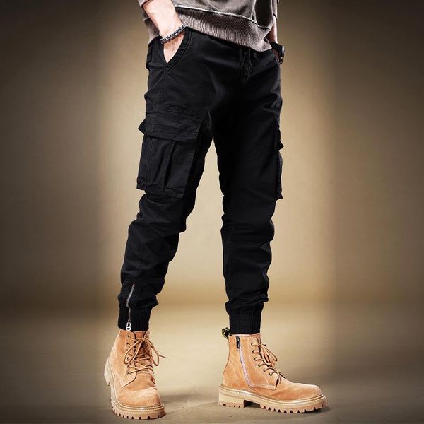men's jeans korean style fashion men loose fit multi pockets casual cargo pants wide leg trousers streetwear hip hop joggers, Blue
men's jeans korean style fashion men loose fit multi pockets casual cargo pants wide leg trousers streetwear hip hop joggers, Blue