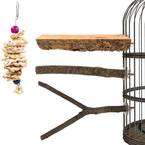 other bird supplies 4 pack wood perch for cage, natural wooden parrot stand platform exercise climbing claw grinding toy
other bird supplies 4 pack wood perch for cage, natural wooden parrot stand platform exercise climbing claw grinding toy