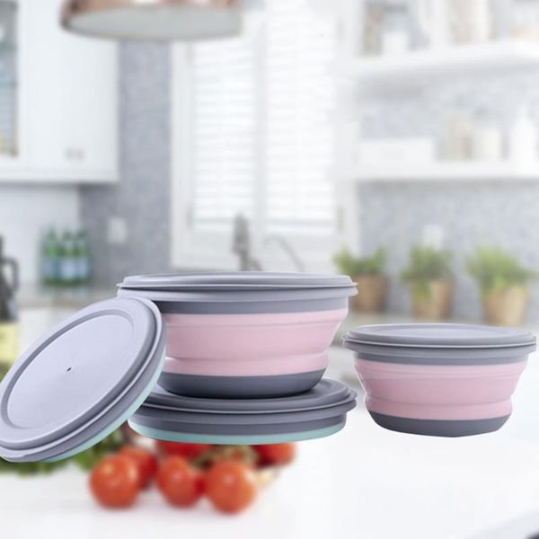 dinnerware sets 3pcs folding bowl outdoor camping tableware lunch box portable salad with lid for nature hike cooking supplies
dinnerware sets 3pcs folding bowl outdoor camping tableware lunch box portable salad with lid for nature hike cooking supplies