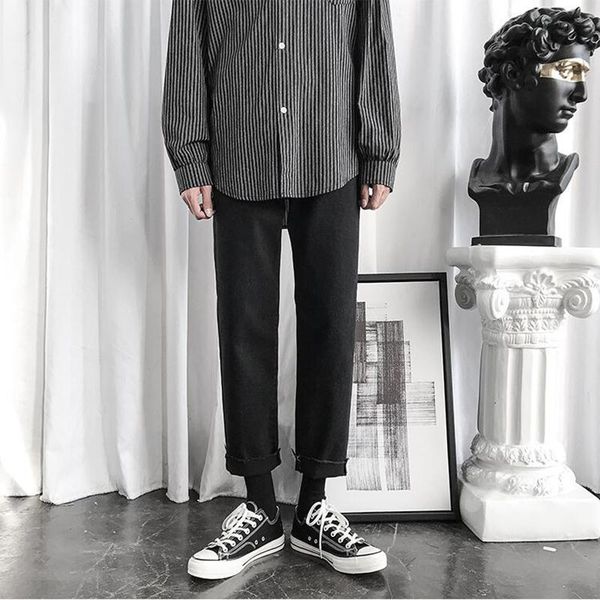 men's jeans denim pants autumn simple korean fashion students wear loose and trendy straight, Blue
men's jeans denim pants autumn simple korean fashion students wear loose and trendy straight, Blue