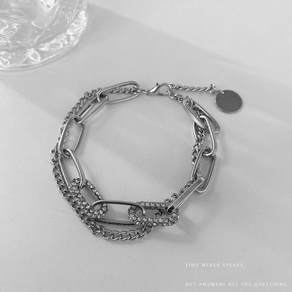 charm bracelets trendy punk rhinestone thick chain bracelet statement unique alloy metal necklace women men jewelry, Golden;silver
charm bracelets trendy punk rhinestone thick chain bracelet statement unique alloy metal necklace women men jewelry, Golden;silver