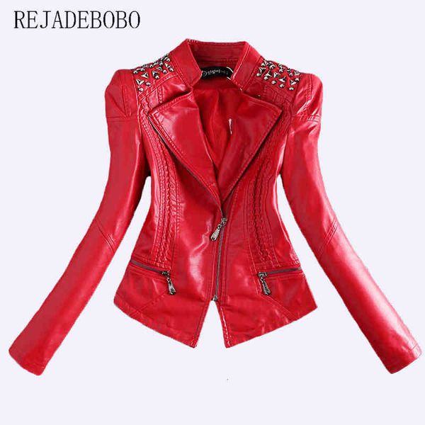 leather women's & faux -6xl plus size spring autumn women fashion jacket rivet pu coat lady short slim motorcycle lpnm, Black
leather women's & faux -6xl plus size spring autumn women fashion jacket rivet pu coat lady short slim motorcycle lpnm, Black