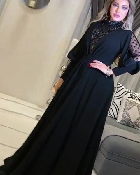 elegant 2021 new black long sleeve formal evening dubai arabic high neck beaded prom es plus size gala party gowns xo0e, Black;red
elegant 2021 new black long sleeve formal evening dubai arabic high neck beaded prom es plus size gala party gowns xo0e, Black;red