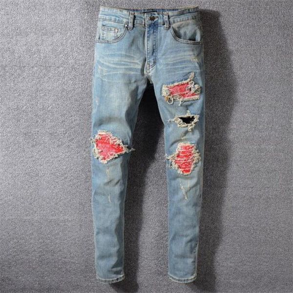 popular large punk casual pants jeans boy biker 40 retro vintage size motorcycle straight streetwear ripped holes mens long pants liiiu, Black
popular large punk casual pants jeans boy biker 40 retro vintage size motorcycle straight streetwear ripped holes mens long pants liiiu, Black