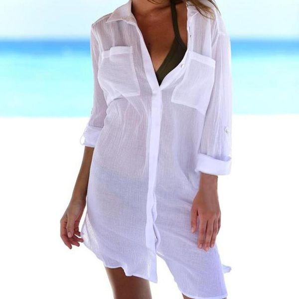 women's swimwear cotton tunics for beach women swimsuit cover-ups woman cover up beachwear mini dress saida de praia, White;black 
women's swimwear cotton tunics for beach women swimsuit cover-ups woman cover up beachwear mini dress saida de praia, White;black