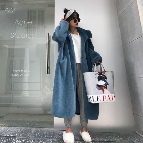 women's fur & faux women mink velvet luxury jacket coats parkas winter thick loose warm outerwear oversized hooded female, Black
women's fur & faux women mink velvet luxury jacket coats parkas winter thick loose warm outerwear oversized hooded female, Black
