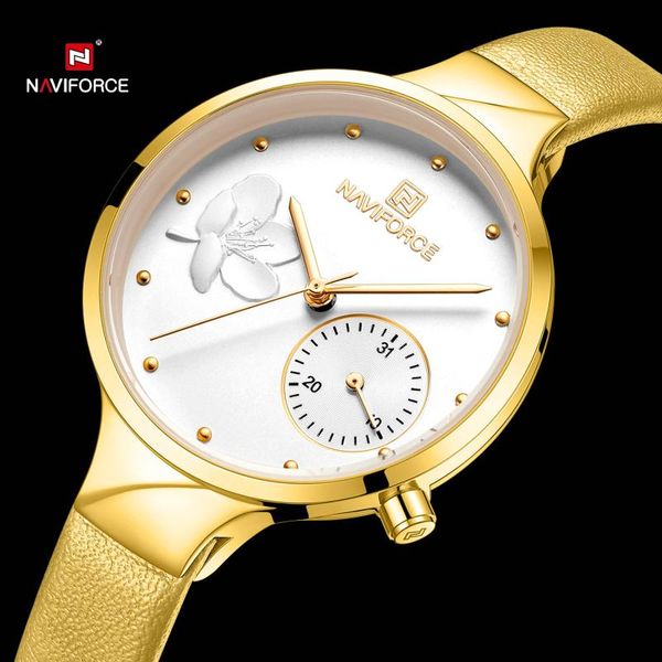 wristwatches naviforce casual women quartz wrist watch romantic elegant leather band simple dress lady watches montre clock, Slivery;brown
wristwatches naviforce casual women quartz wrist watch romantic elegant leather band simple dress lady watches montre clock, Slivery;brown