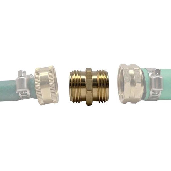 watering equipments 4pc 3/4 inch brass hose repair connector lengthen special green thumb fitting garden adapter
watering equipments 4pc 3/4 inch brass hose repair connector lengthen special green thumb fitting garden adapter