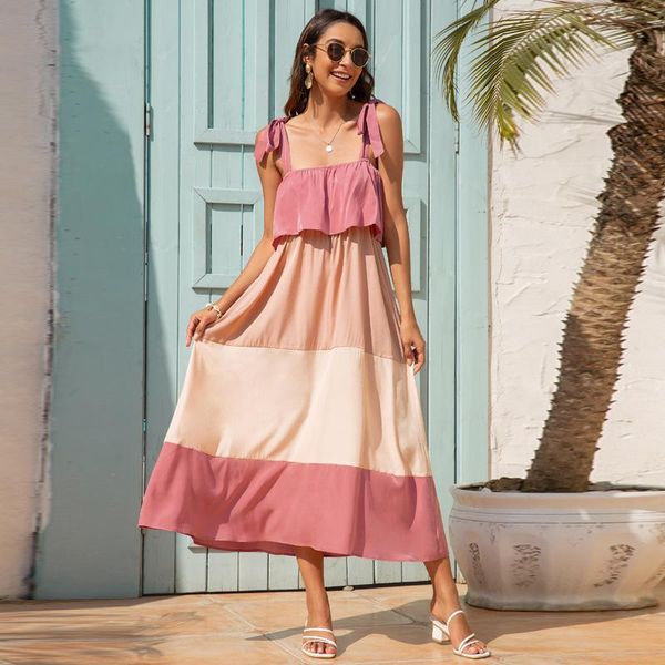 casual dresses cgc 2021 sling sleeveless y2k summer dress woman stitching midi hollow out slim female vintage beach, Black;gray
casual dresses cgc 2021 sling sleeveless y2k summer dress woman stitching midi hollow out slim female vintage beach, Black;gray