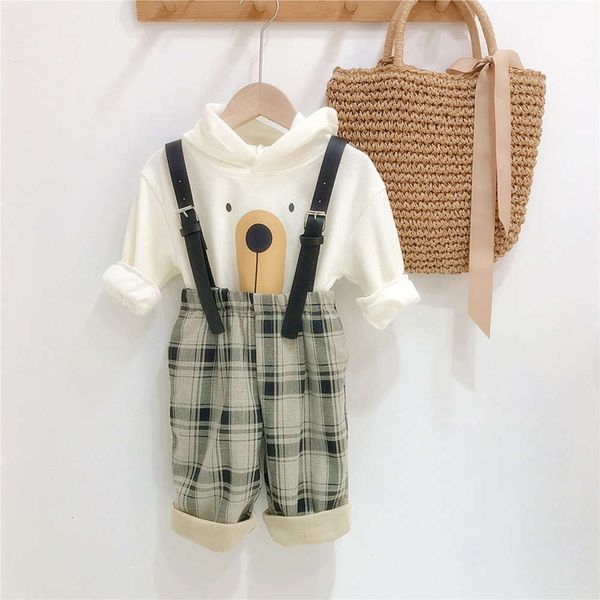 boys' suspenders autumn 2020 new korean children's slacks, Blue