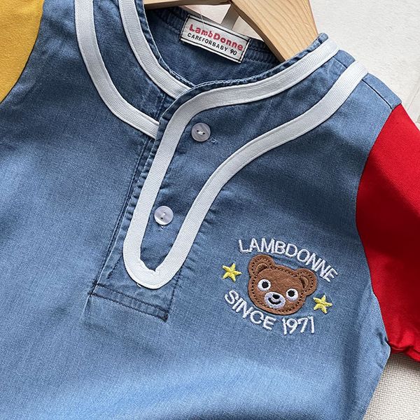 factory1730matching summer 2021 color embroidery boys' short sleeve t-shirt children's wear, Black;white
factory1730matching summer 2021 color embroidery boys' short sleeve t-shirt children's wear, Black;white
