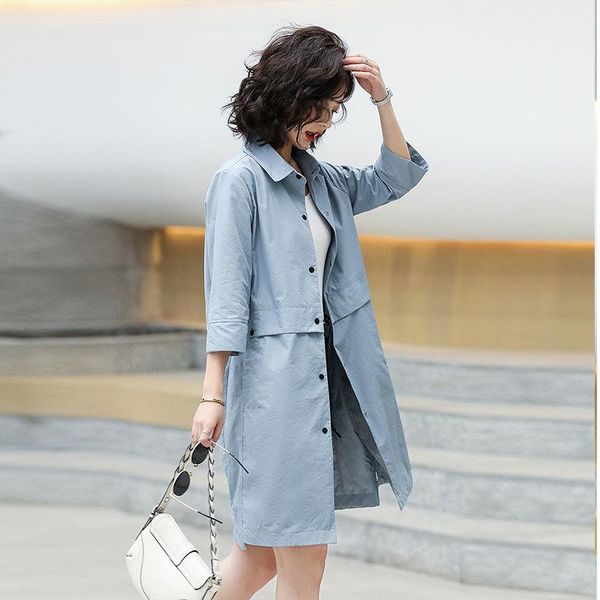 women's trench coats mid-length coat women autumn loose windbreaker casual long sleeve 2021 spring clothes slim waist short outwear, Tan;black
women's trench coats mid-length coat women autumn loose windbreaker casual long sleeve 2021 spring clothes slim waist short outwear, Tan;black
