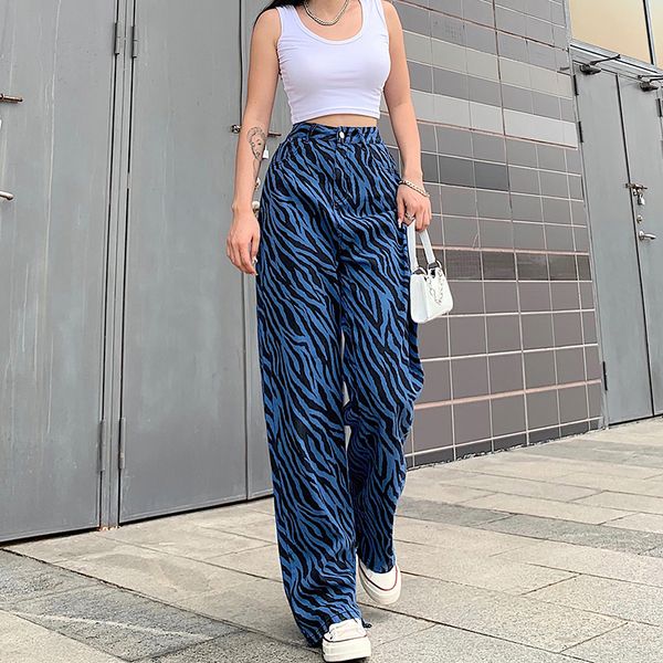 animal zebra print denim pants capris harajuku hip hop casual jeans ladies high waist long trousers pocket streetwear, Black;white
animal zebra print denim pants capris harajuku hip hop casual jeans ladies high waist long trousers pocket streetwear, Black;white