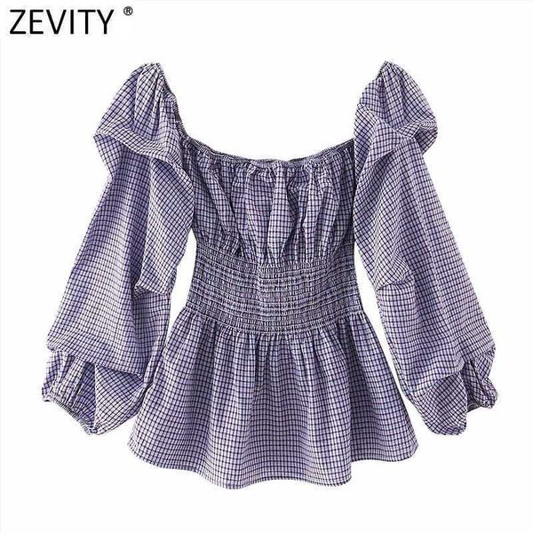zevity women off shoulder plaid print elastic smock blouse office ladies lantern sleeve shirt chic retro blusas ls7555 210603, White
zevity women off shoulder plaid print elastic smock blouse office ladies lantern sleeve shirt chic retro blusas ls7555 210603, White