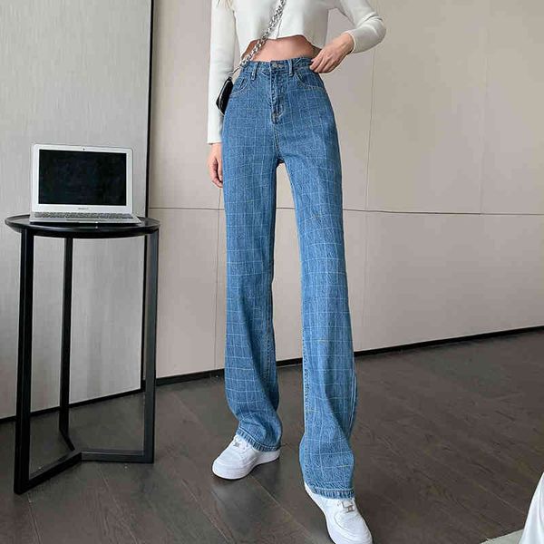 women's jeans light blue jeans, spring and fall, korean style, straight leg pants, high waist, slimming, combined with all filaments, b
women's jeans light blue jeans, spring and fall, korean style, straight leg pants, high waist, slimming, combined with all filaments, b