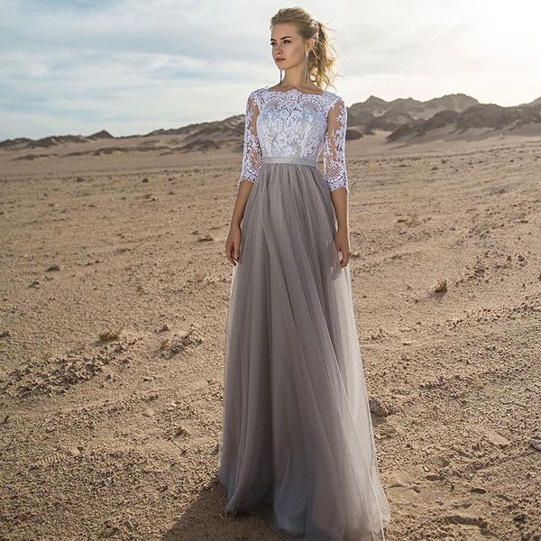 other wedding dresses boho white and gray with 3/4 sleeve 2021 lace country bohemian beach bridal reception gown custom made
other wedding dresses boho white and gray with 3/4 sleeve 2021 lace country bohemian beach bridal reception gown custom made