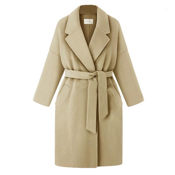 women coats autumn winter coat casual long wool coat solid loose plus size wool blend and jacket belt1, Black
women coats autumn winter coat casual long wool coat solid loose plus size wool blend and jacket belt1, Black