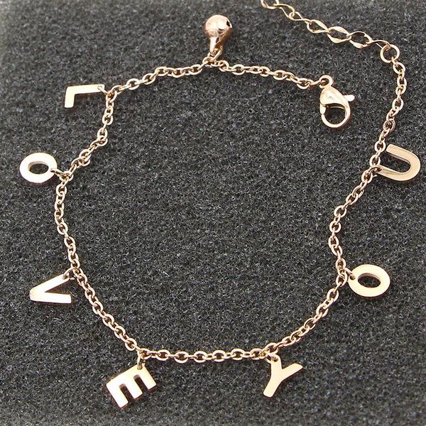 anklets martick arrival english letter love you letters rose gold color for woman fashion summer jewery waterproof ank49, Red;blue
anklets martick arrival english letter love you letters rose gold color for woman fashion summer jewery waterproof ank49, Red;blue
