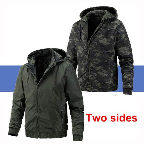 men's jackets two sides military jacket men army coat autumn thick casual solid color windbreaker outdoor slim fit hood, Black;brown
men's jackets two sides military jacket men army coat autumn thick casual solid color windbreaker outdoor slim fit hood, Black;brown