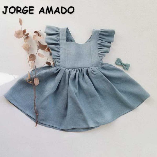 summer girl dress sleeveless vest solid color ruffles bowknot flower open back princess kids clothes e0718 210610, Red;yellow
summer girl dress sleeveless vest solid color ruffles bowknot flower open back princess kids clothes e0718 210610, Red;yellow