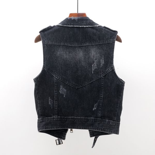 summer fashion plus size slim short denim women gray black waistcoat elasticity sleeveless jacket frayed jeans vest female a7ju, Black;white
summer fashion plus size slim short denim women gray black waistcoat elasticity sleeveless jacket frayed jeans vest female a7ju, Black;white