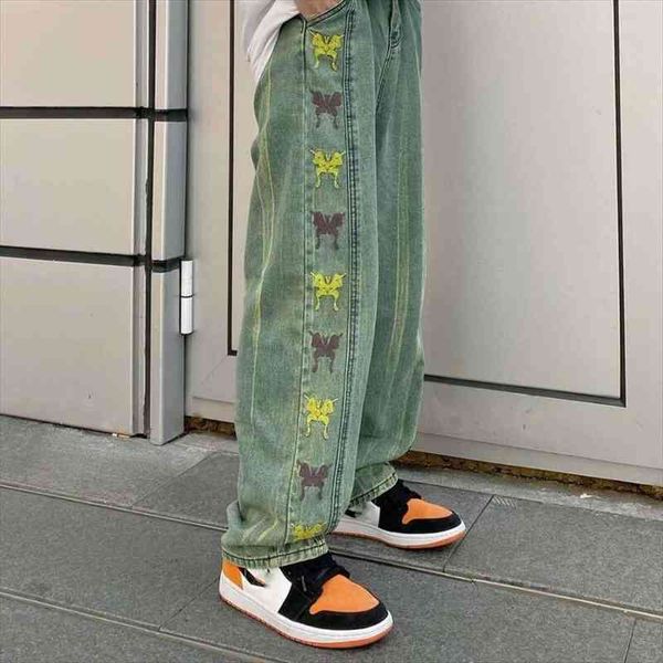 harajuku embroidery streetwear loose baggy womens jeans denim pants vintage bf hip hop grunge trousers korean fashion, Blue
harajuku embroidery streetwear loose baggy womens jeans denim pants vintage bf hip hop grunge trousers korean fashion, Blue