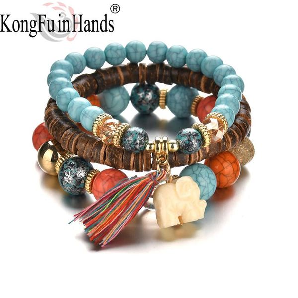charm bracelets 3pcs/set ethnic ladies bohemian multilayer wood beads elephant tassel boho retro jewelry bangle for women, Golden;silver
charm bracelets 3pcs/set ethnic ladies bohemian multilayer wood beads elephant tassel boho retro jewelry bangle for women, Golden;silver