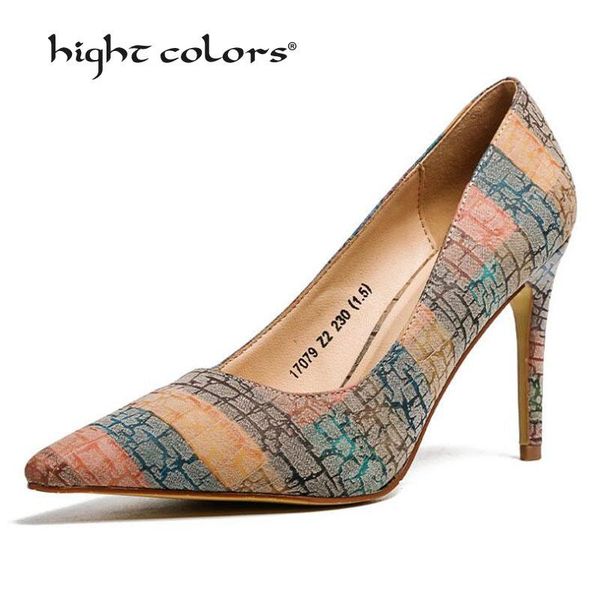 dress shoes 35-40 spring summer rainbow gradient color pointed toe pumps stiletto heels 9cm multi-color orange blue wedding pt79-2, Black
dress shoes 35-40 spring summer rainbow gradient color pointed toe pumps stiletto heels 9cm multi-color orange blue wedding pt79-2, Black