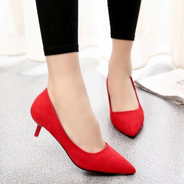 big size 35-42 spring autumn women dress shoes basic pumps pointed toe med heeled shoes for woman shoes zapatos mujer 2985dress, Black
big size 35-42 spring autumn women dress shoes basic pumps pointed toe med heeled shoes for woman shoes zapatos mujer 2985dress, Black