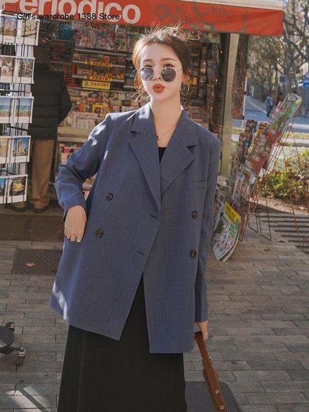 casual dresses women's blazer spring and autumn 2021 korean version loose versatile network temperament design sense of small crowd, Black;gray
casual dresses women's blazer spring and autumn 2021 korean version loose versatile network temperament design sense of small crowd, Black;gray