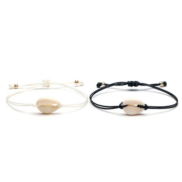 charm bracelets boho 2pc shell white black string handmade bracelet women 2021 fashion simple handcrafted cowrie seashell summer jewelry, Golden;silver
charm bracelets boho 2pc shell white black string handmade bracelet women 2021 fashion simple handcrafted cowrie seashell summer jewelry, Golden;silver