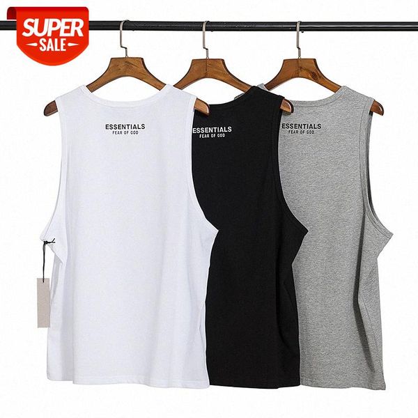quality eentials back letter reflective loose casual vest #i94a, White;black 
quality eentials back letter reflective loose casual vest #i94a, White;black