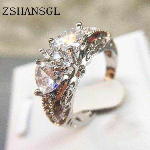 wedding rings 925 sterling silver round shaped radiant elegance clear cz zircon crystal flower finger for women anniversary sale, Slivery;golden
wedding rings 925 sterling silver round shaped radiant elegance clear cz zircon crystal flower finger for women anniversary sale, Slivery;golden