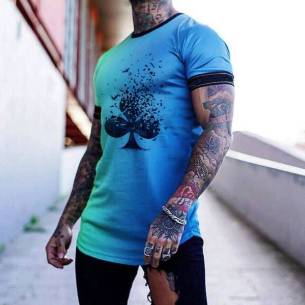 POKER original 3D printing T shirt unique fashion beautiful breathable comfortable daily party travel visual impact Gothic Style Mens short sleeves, White;black
POKER original 3D printing T shirt unique fashion beautiful breathable comfortable daily party travel visual impact Gothic Style Mens short sleeves, White;black