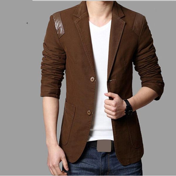 men's suits & blazers mrmt 2021 brand spring autumn cotton overcoat for male casual leather outside wear clothing garment, White;black
men's suits & blazers mrmt 2021 brand spring autumn cotton overcoat for male casual leather outside wear clothing garment, White;black