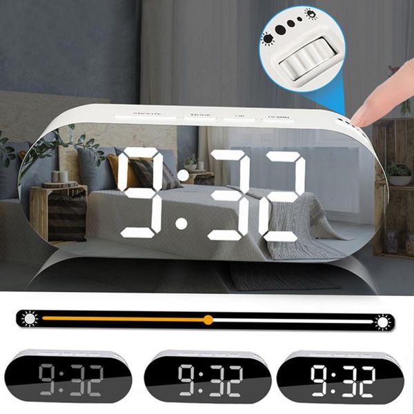 other clocks & accessories multi-function dual usb makeup mirror digital alarm clock led night light wall lamp square desk
other clocks & accessories multi-function dual usb makeup mirror digital alarm clock led night light wall lamp square desk