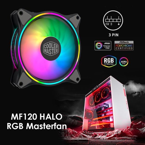 fans & coolings cooler master mf120 12cm dc 12v argb cooling fan 4-pin pwm addressable rgb quiet radiator for computer case chassis
fans & coolings cooler master mf120 12cm dc 12v argb cooling fan 4-pin pwm addressable rgb quiet radiator for computer case chassis