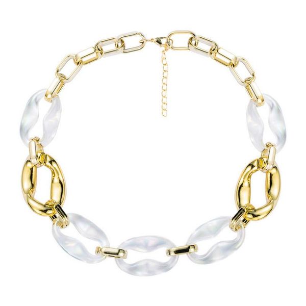 chokers chunky ccb resin link chain collar necklace women exaggerated boutique hip hop jewelry wholesale, Golden;silver
chokers chunky ccb resin link chain collar necklace women exaggerated boutique hip hop jewelry wholesale, Golden;silver