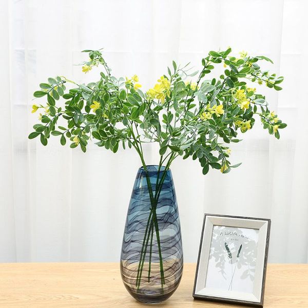 artificial plant branch green leaves with flowers fake leaves for home decor wedding plants faux fabric foliage room decoration
artificial plant branch green leaves with flowers fake leaves for home decor wedding plants faux fabric foliage room decoration