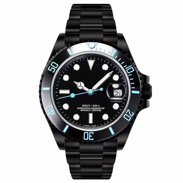 fashion cool men's watch dark night black dial blue luminous scale stainless steel strap automatic date, Slivery;brown
fashion cool men's watch dark night black dial blue luminous scale stainless steel strap automatic date, Slivery;brown