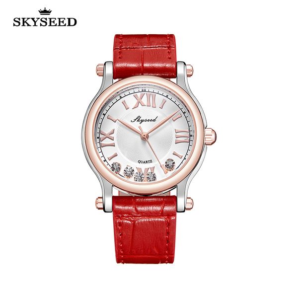 tiandai watch elegant fashion trend happy diamond roman literal dial belt 36mm lady quartz watch, Slivery;brown
tiandai watch elegant fashion trend happy diamond roman literal dial belt 36mm lady quartz watch, Slivery;brown