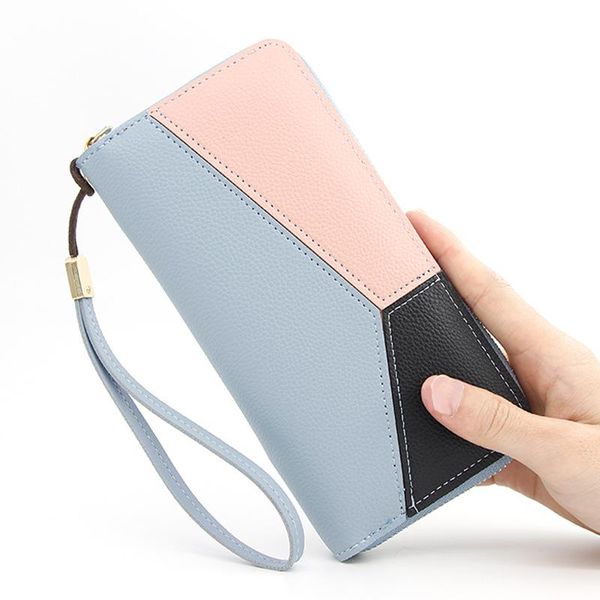 wallets pu panelled zipper small bag 2021 long ladies wallet korean version clutch mobile phone female red, Red;black
wallets pu panelled zipper small bag 2021 long ladies wallet korean version clutch mobile phone female red, Red;black