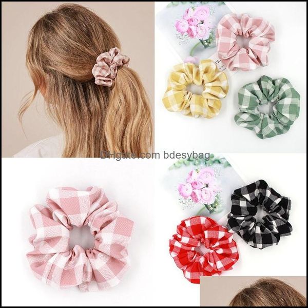 rubber bands jewelry fashion plaid fabric women scrunchies girls hairbands ponytail holder hair aessories drop delivery 2021 zicbg, Pink
rubber bands jewelry fashion plaid fabric women scrunchies girls hairbands ponytail holder hair aessories drop delivery 2021 zicbg, Pink